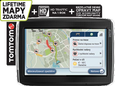 Oblíbené navigace Tom Tom