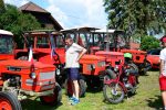 FOTOGALERIE: První ročník přehlídky historických traktorů ve Dneboze